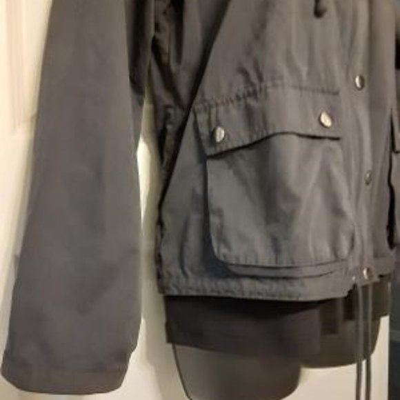 Chico’s Charcoal Grey Lightweight Stadium Coat - Picture 6 of 10